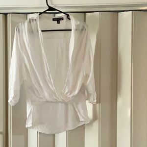 White Rayon Blouse